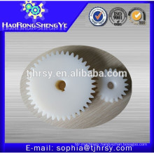 Small plastic material gears wheels for motor